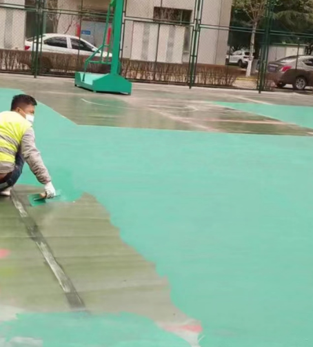 济宁球场地面翻新