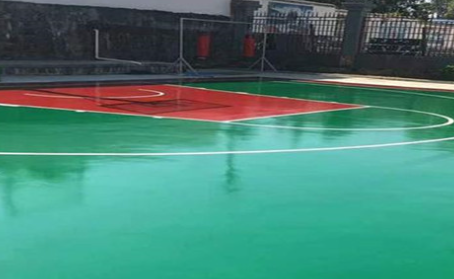 济宁篮球场翻新地面